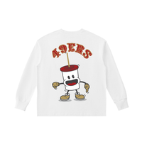 BABY JUICE Kids' Quick-Dry Cotton Long-Sleeve Tee