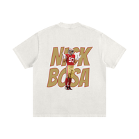 BIG BOSA Heavyweight Vintage Washed Frayed T-Shirt