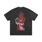 BIG 54 Heavyweight Vintage Washed Frayed T-Shirt