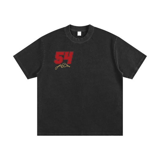BIG 54 Heavyweight Vintage Washed Frayed T-Shirt