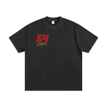 BIG 54 Heavyweight Vintage Washed Frayed T-Shirt