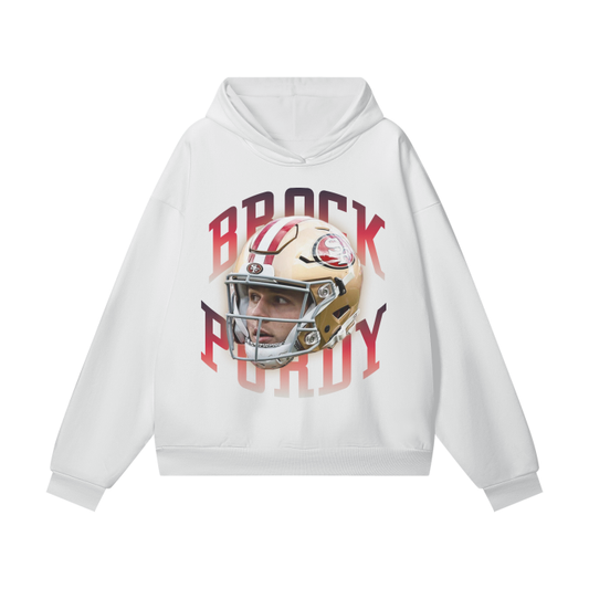 CANT STOP THE BROCK Oversize Heavyweight Hidden Pocket Fleece Hoodie - 460 GSM