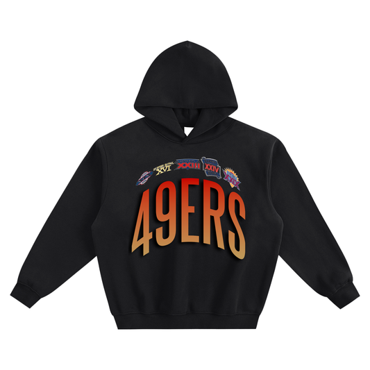 5 TIME CHAMPS Fleeced Boxy Hoodie