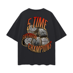 GOLD GLOW Oversize Deep Drop Shoulder Tee - 190 GSM
