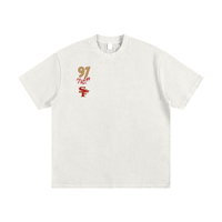 BIG BOSA Heavyweight Vintage Washed Frayed T-Shirt