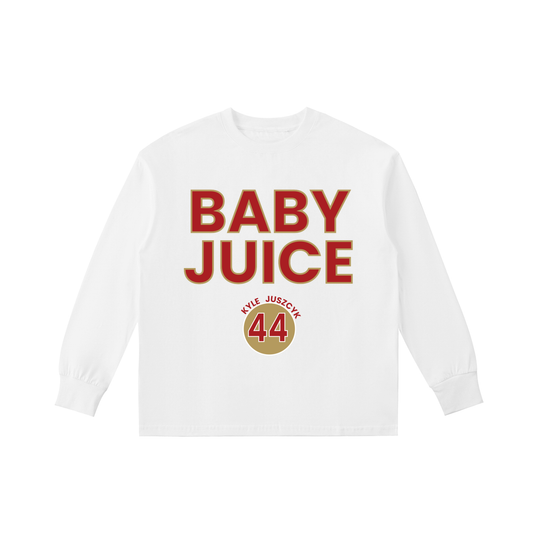 BABY JUICE Kids' Quick-Dry Cotton Long-Sleeve Tee
