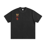 BIG BOSA Heavyweight Vintage Washed Frayed T-Shirt