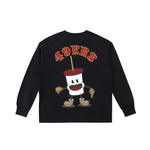 BABY JUICE Kids' Quick-Dry Cotton Long-Sleeve Tee