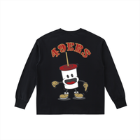BABY JUICE Kids' Quick-Dry Cotton Long-Sleeve Tee