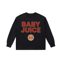 BABY JUICE Kids' Quick-Dry Cotton Long-Sleeve Tee