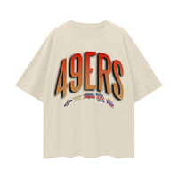 GOLD GLOW Oversize Deep Drop Shoulder Tee - 190 GSM